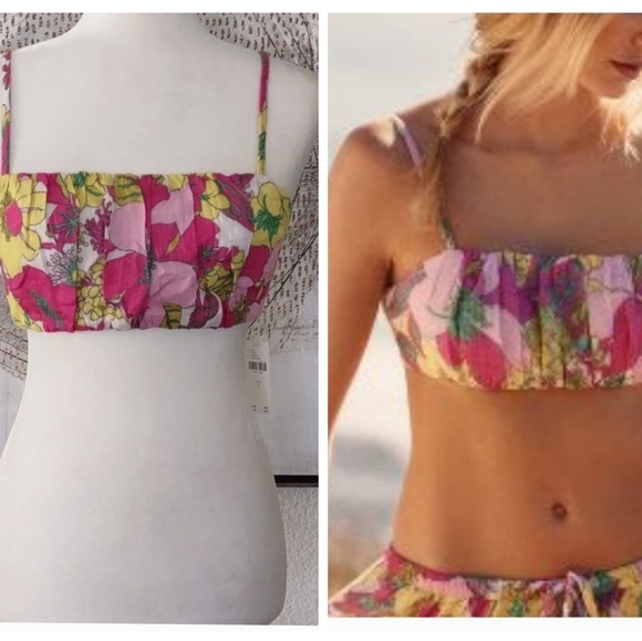 Anthropologie Tops - NEW ANTHROPOLOGIE CROP TANK TOP Size S